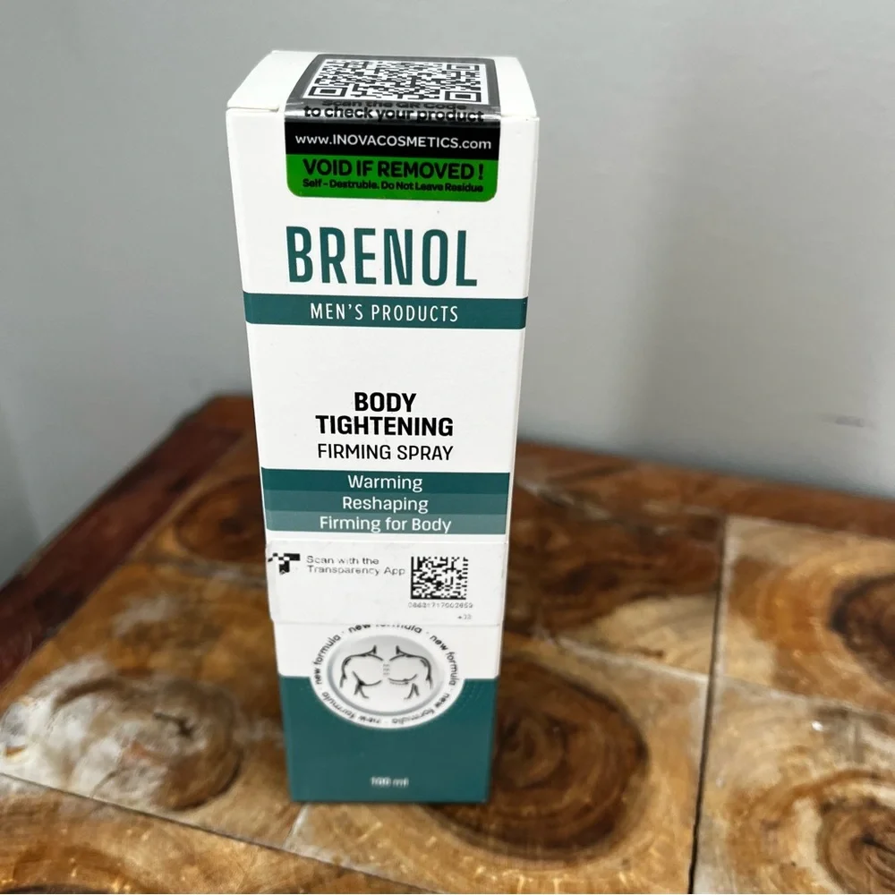 NEW Brenol Body Firming Spray Gynecomastia Natural Formula 100ml Tightening
